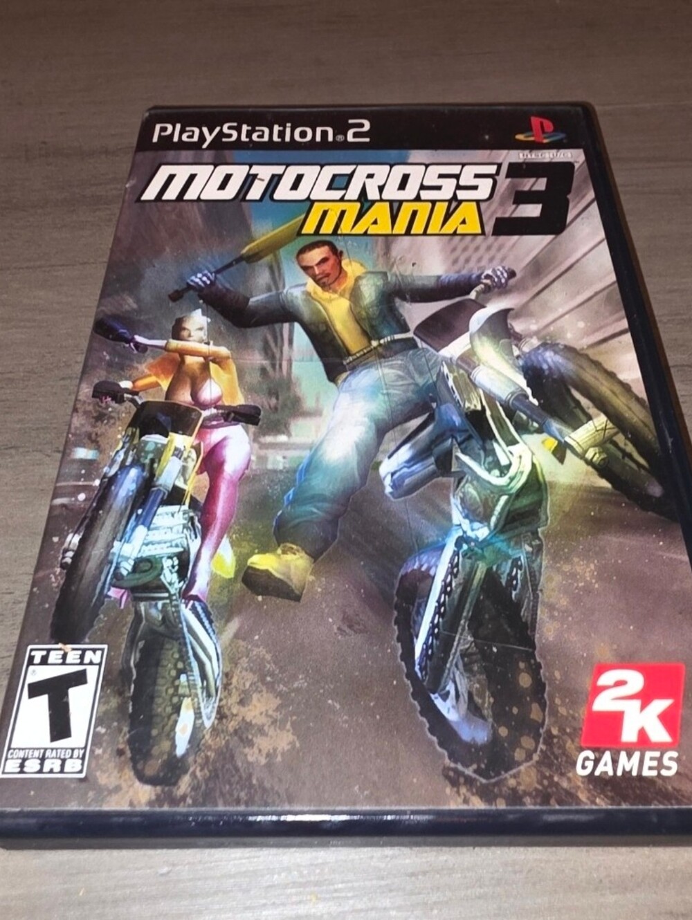 Vintage Motorcross Mania 3 PS2 Playstation 2 2005 Tested Works Bike Racing